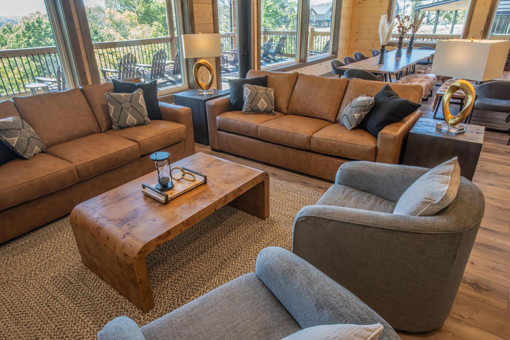 Luxury 12-Bedroom Cabin With Indoor Pool, Hot Tub & Movie Theater, Sleeps 36 Sevierville Ngoại thất bức ảnh